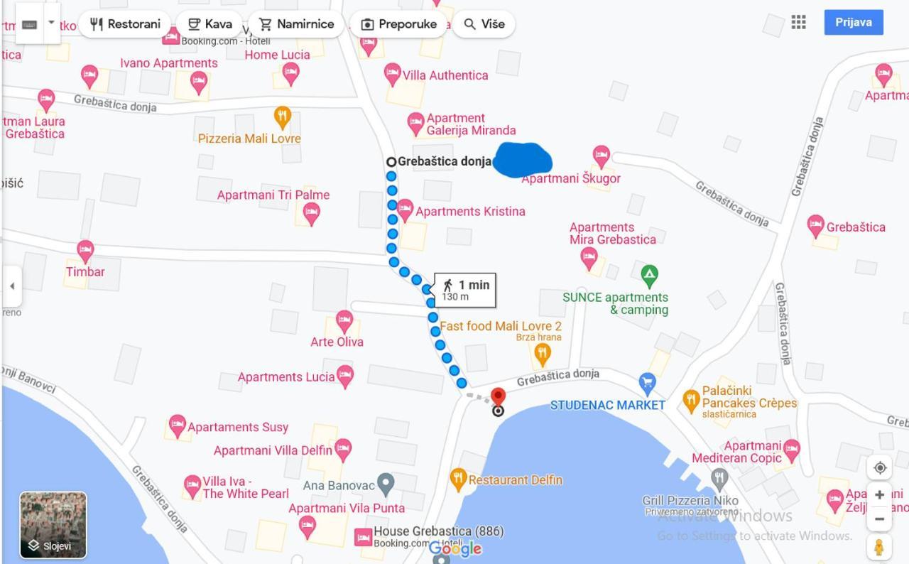 Apartmani Mlinar-One Bedroom Seaview Grebaštica Εξωτερικό φωτογραφία